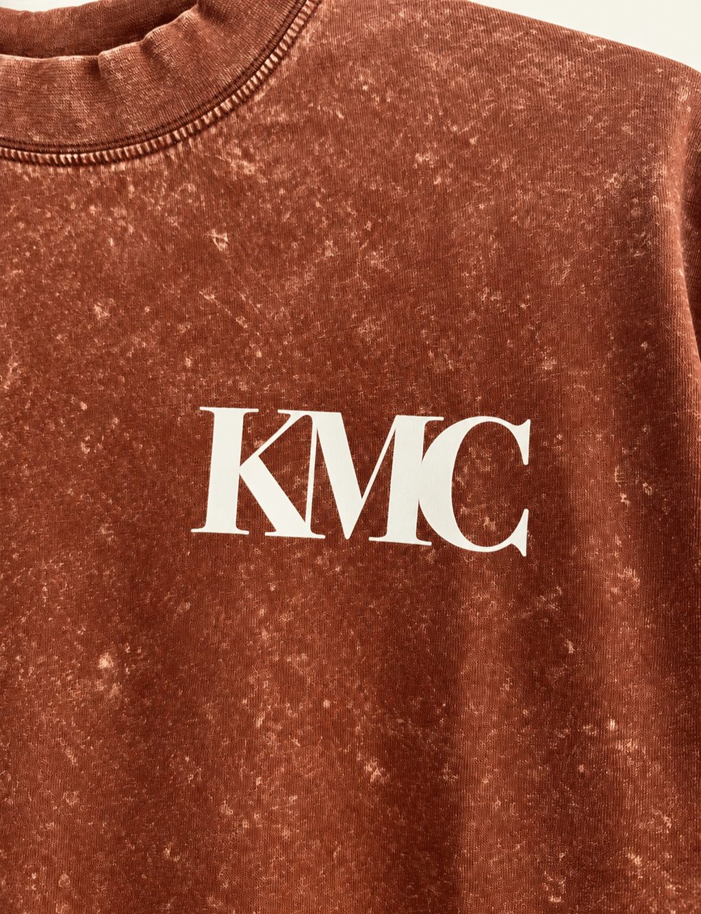 KMC Vintage Acid Washed Oversized T-Shirt 🤎