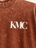 KMC Vintage Acid Washed Oversized T-Shirt 🤎