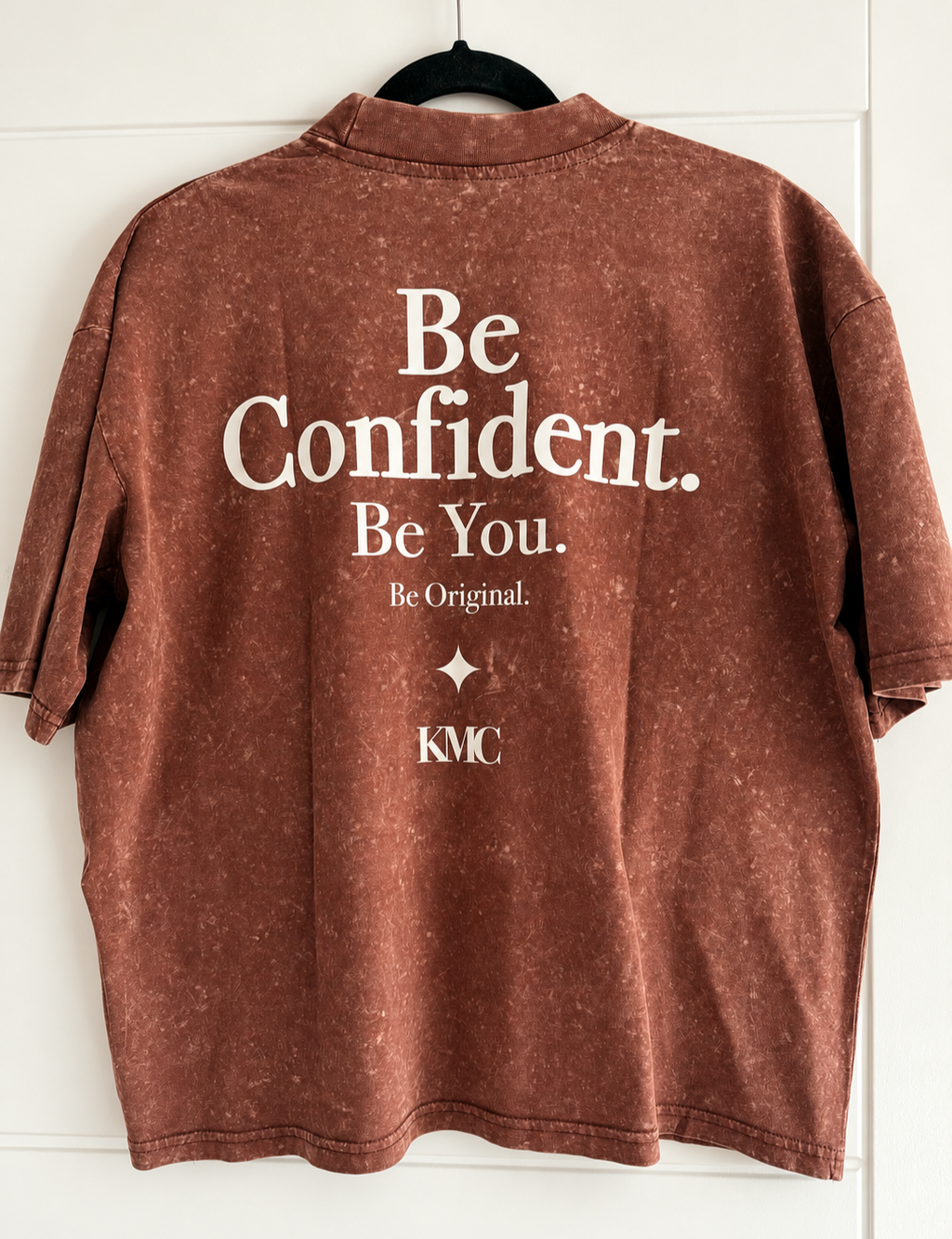 KMC Vintage Acid Washed Oversized T-Shirt 🤎