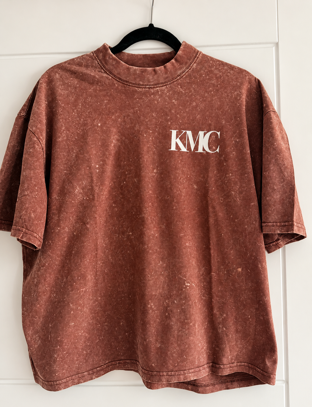 KMC Vintage Acid Washed Oversized T-Shirt 🤎